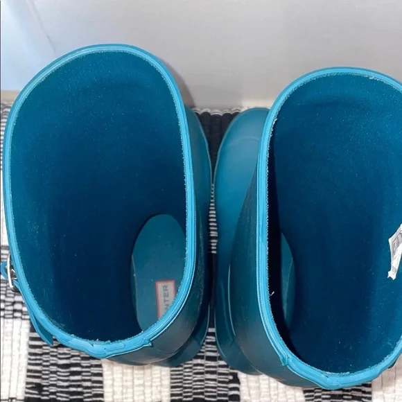 Hunter Classic Knee High Bright Teal Boots, women’s 6 - Picture 9 of 9